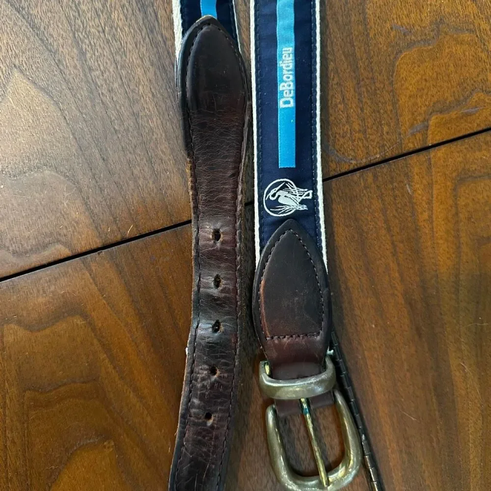 YRI DeBordieu, SC ribbon blue and navy belt